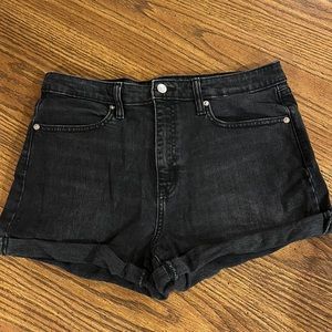 Wild Fable Highest Rise Black Shorts, Size 12